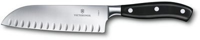 Кухонний ніж Forged Santoku Grand Maitre 17см рифл. з чорн. ручкою (GB) (Vx77323.17G) 48983 фото