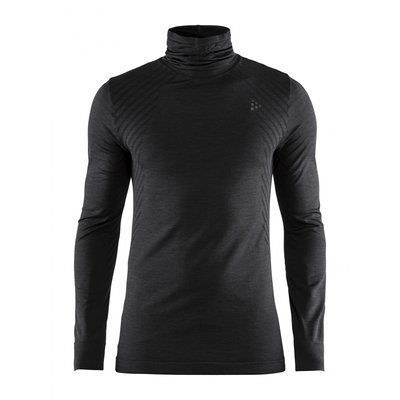 Чоловічий лонгслів Craft Fuseknit Comfort Turtleneck Man Black XL (1906599) 20651 фото