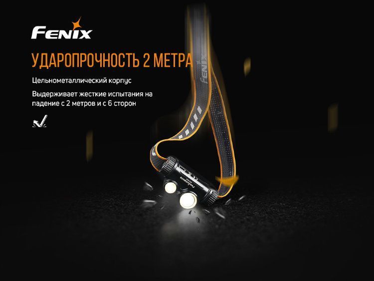 Ліхтар Fenix HM65R + Ліхтар універсальний Fenix E-LITE (HM65RE-LITE) 123001 фото