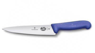 Ніж кухонний Victorinox Fibrox Carving обробний 15 см синій (Vx52002.15) 48828 фото