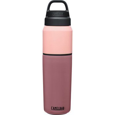 Набір термо фляга + стакан CamelBak MultiBev SST Vacuum Insulated 22oz/16oz, Terracotta/Pink (0,65/0,5 л) 102957 фото