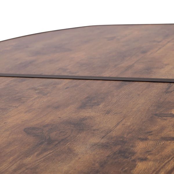 Стол Bo-Camp Woodbine Oval 150x80 cm Black/Wood look (1404230) DAS301532 фото