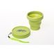 083 Стакан складной силиконовый с крышкой 180ml olive 31853 фото 2