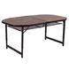 Стол Bo-Camp Woodbine Oval 150x80 cm Black/Wood look (1404230) DAS301532 фото 2