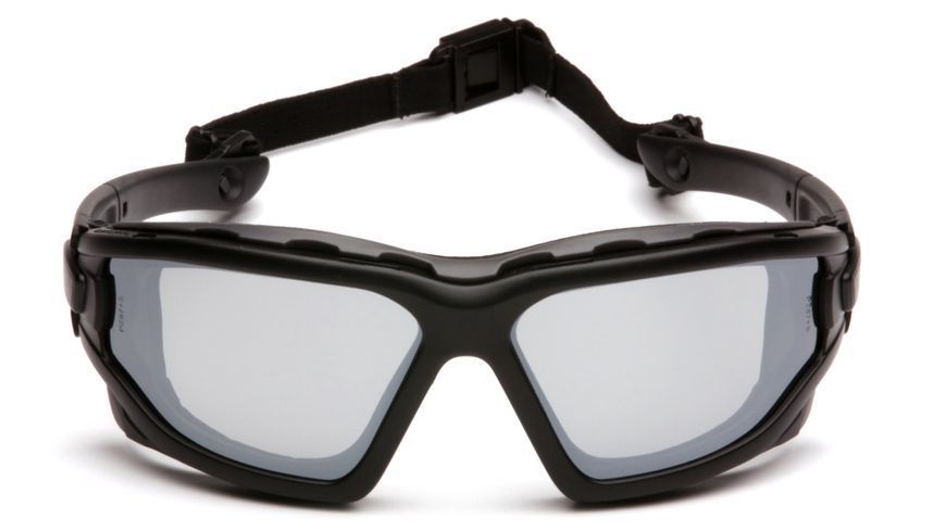 Окуляри захисні з ущільнювачем Pyramex i-Force Slim (silver mirror) Anti-Fog, дзеркальні сірі PM-IFSL-SM1 фото