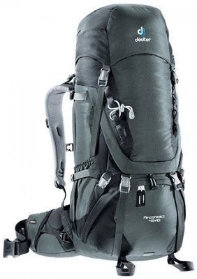 Рюкзак Deuter Aircontact, 45+10 л, granite-black (33201164700) 89228 фото