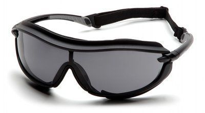 Очки защитные с уплотнителем Pyramex XS3 Plus (Anti-Fog) (gray) серые 2ХС3-20П фото