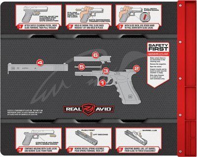 Коврик настольный Real Avid Glock Smart Mat 108757 фото