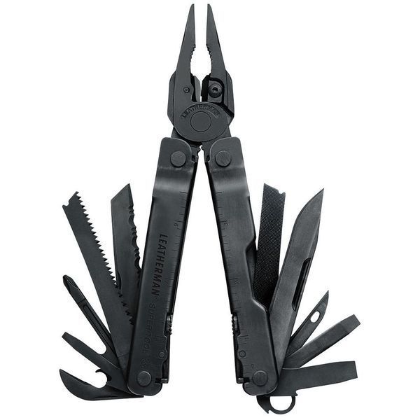Мультитул Leatherman Super Tool 300 BLACK, чохол MOLLE (камо), картонна коробка (831482) 1298 фото