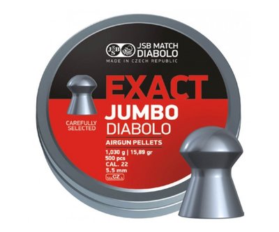 Свинцеві кулі JSB Diabolo Exact Jumbo 1.03 г 500 шт (1453.05.49) 33044 фото