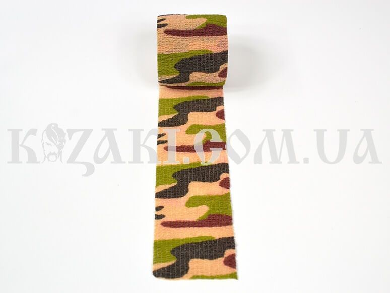 Маскировочная лента 5 х 450 см Jungle Camo (клеится сама на себя) 5455 фото
