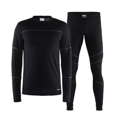 Термокостюм Craft Baselayer Set Man M DkGreyMelange/Black (1905332) 5634 фото