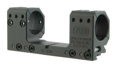 Моноблок Spuhr SP-4601. d &ndash; 34 мм. Medium. 6 MIL/20.6 MOA. Picatinny (3728.00.03) 87920 фото