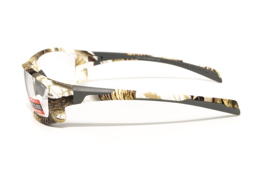 Очки защитные открытые Global Vision Hercules-5 White Camo (clear), прозрачные в камуфлированной оправе GV-HE5CAM-CL фото